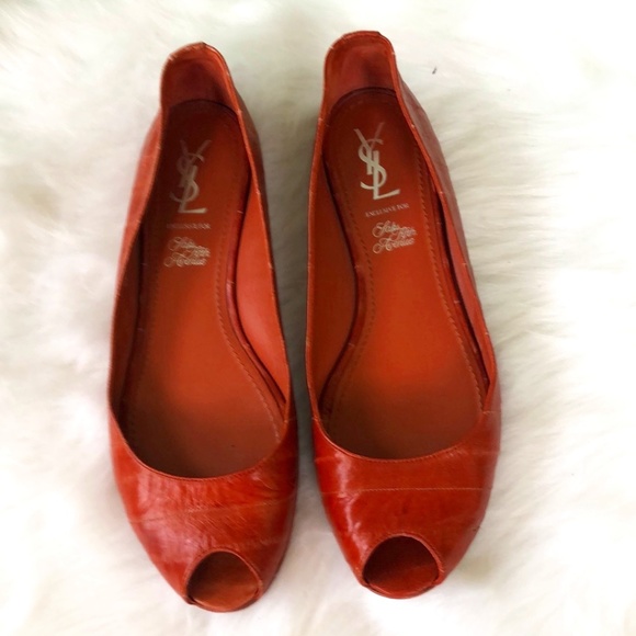 Yves Saint Laurent Authentic Flats Size 38 / 8 USC.O.A.